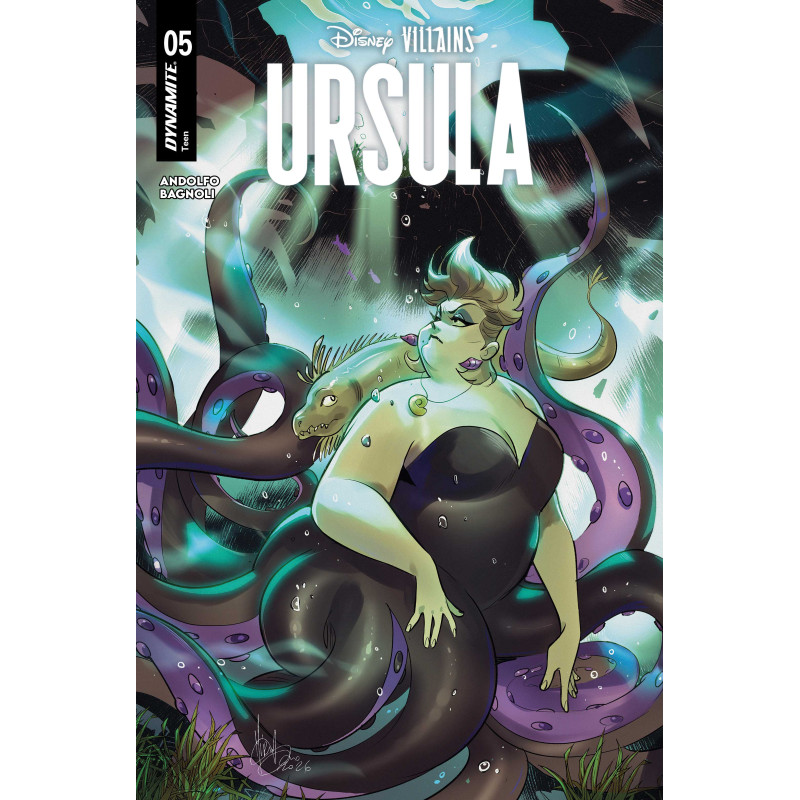 DISNEY VILLAINS URSULA 5 CVR A MIRKA ANDOLFO VAR