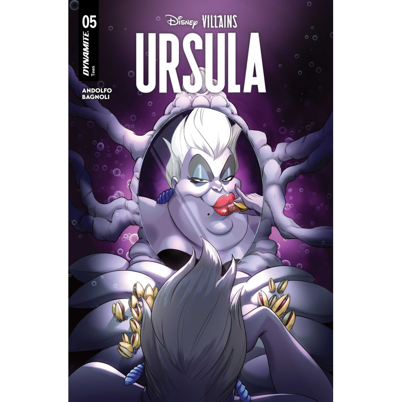 DISNEY VILLAINS URSULA 5 CVR C ROBERT QUINN VAR