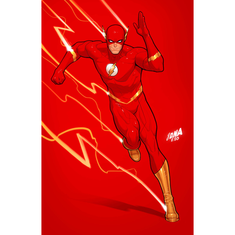 FLASH 34 CVR C DAVID NAKAYAMA CARD STOCK VAR