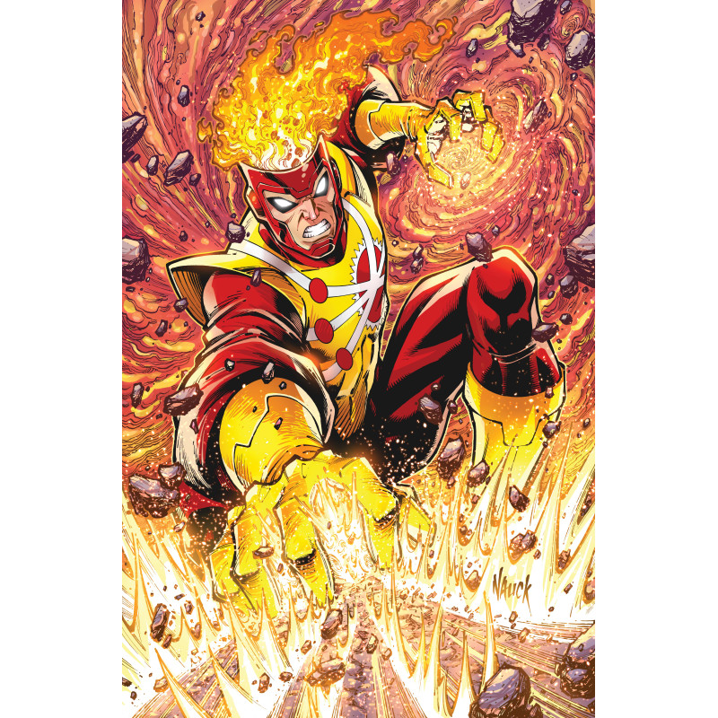 FURY OF FIRESTORM 3 (OF 8) CVR B TODD NAUCK CARD STOCK VAR