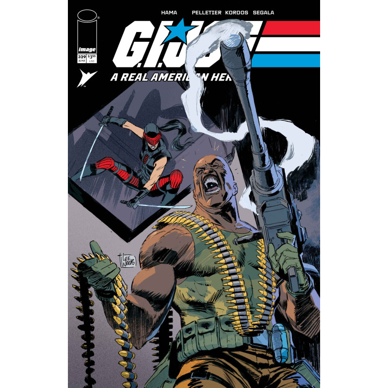 GI JOE A REAL AMERICAN HERO 329 CVR A LEE WEEKS & DAVE STEWART