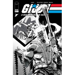 GI JOE A REAL AMERICAN HERO 329 CVR B LEE WEEKS B&W VAR