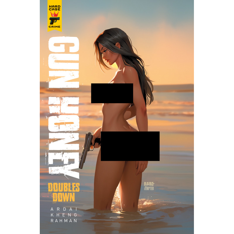 GUN HONEY DOUBLES DOWN 1 (OF 4) CVR E RARE TEMPTER WRAPAROUND NUDE BAGGED VAR (MR)