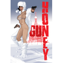 GUN HONEY DOUBLES DOWN 1 (OF 4) CVR I ADAM HUGHES FOIL VAR (MR)