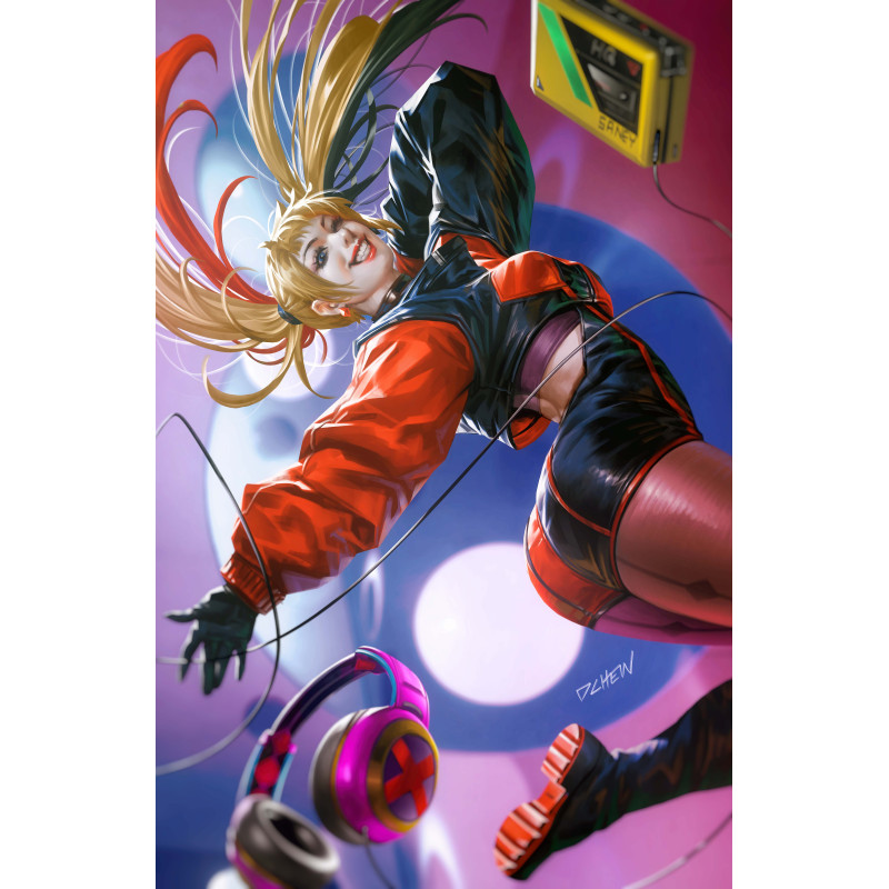 HARLEY QUINN 63 CVR D DERRICK CHEW CARD STOCK VAR