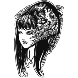 JUNJI ITO TOMIE ENAMEL PIN BADGE