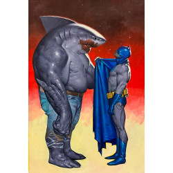 JUSTICE LEAGUE UNLIMITED 20 CVR D FABRIZIO DE TOMMASO CARD STOCK VAR