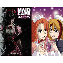 MAID CAFE 3 CVR D NAOMI GRIFFIN & REMY EISU MOKHTAR HOLOFOIL FLIP VAR