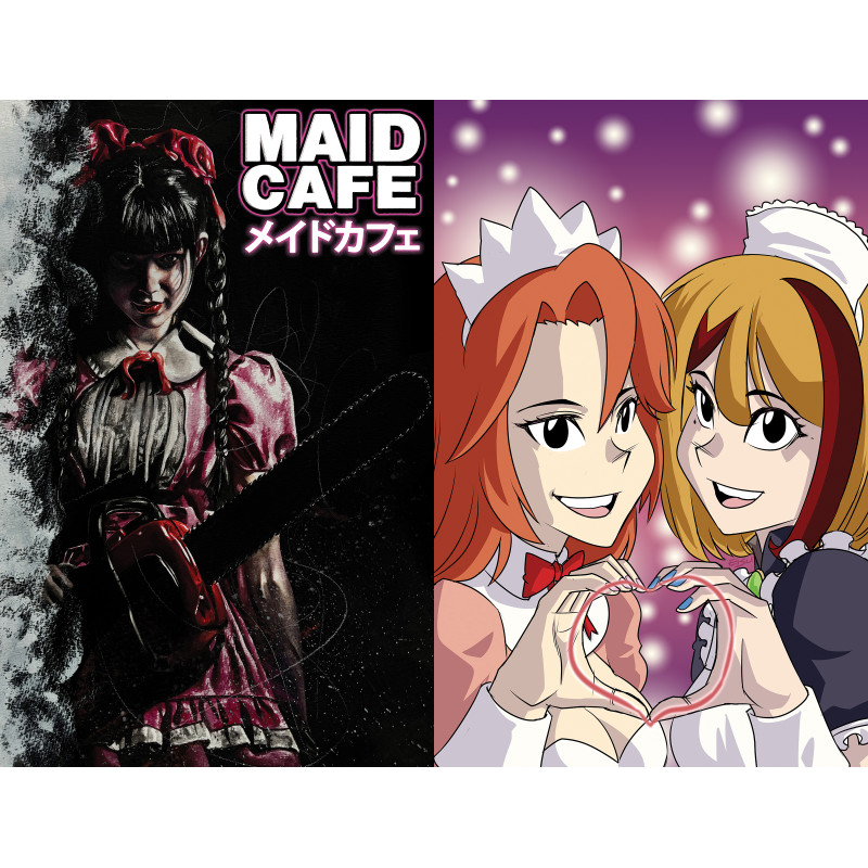 MAID CAFE 3 CVR D NAOMI GRIFFIN & REMY EISU MOKHTAR HOLOFOIL FLIP VAR