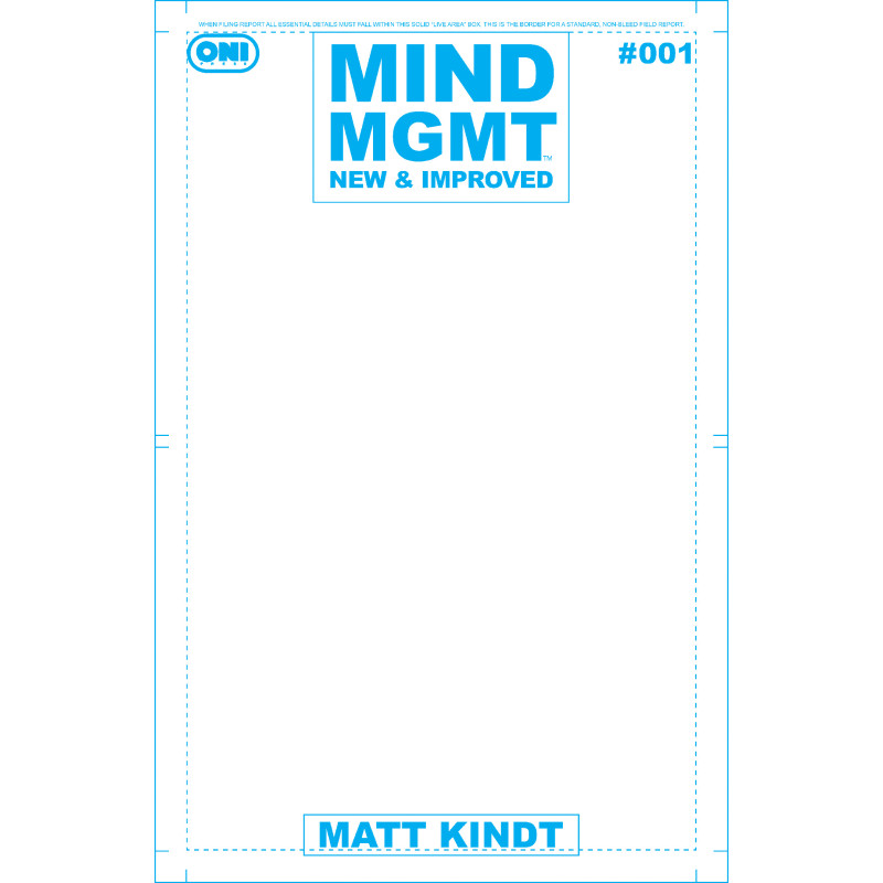 MIND MGMT NEW & IMPROVED 1 CVR D BLANK SKETCH VAR