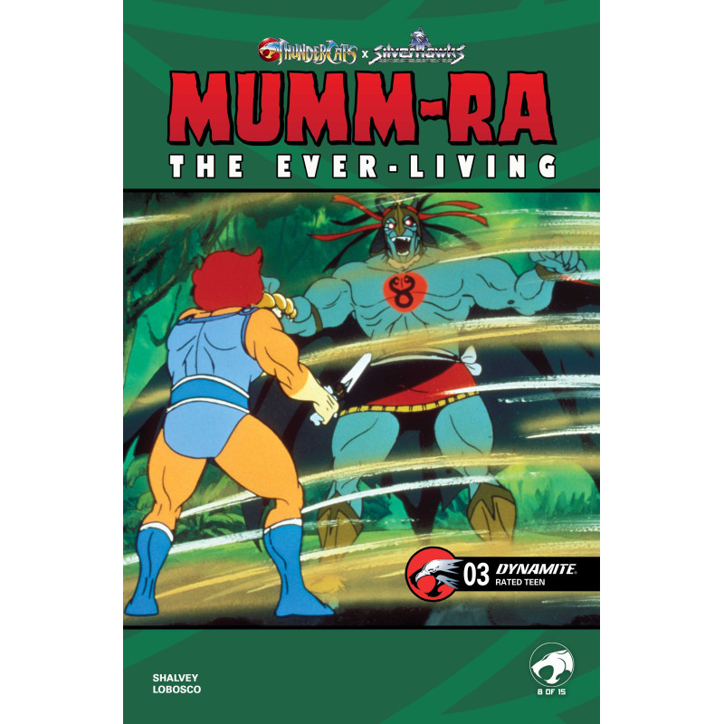 MUMM RA THE EVER LIVING 3 CVR E ANIMATION ART VAR