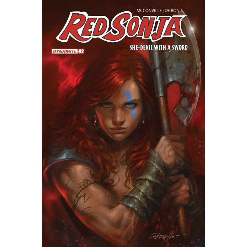 RED SONJA SHE DEVIL WITH A SWORD 2 CVR B LUCIO PARRILLO VAR
