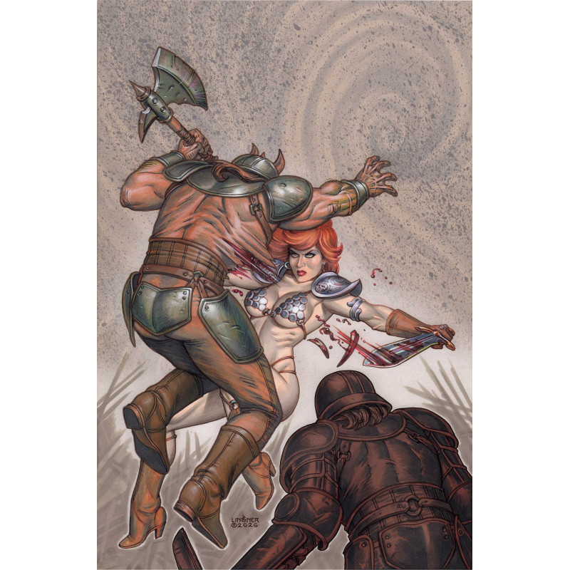 RED SONJA SHE DEVIL WITH A SWORD 2 CVR H JOSEPH MICHAEL LINSNER LTD VIRGIN VAR