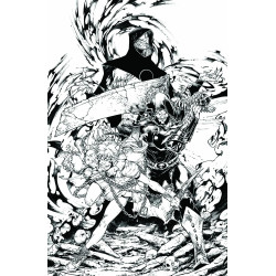 SPAWN THE CURSE OF SHERLEE JOHNSON 6 CVR C BRETT BOOTH B&W VIRGIN VAR