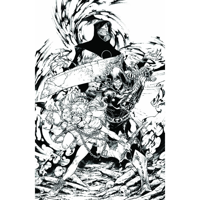 SPAWN THE CURSE OF SHERLEE JOHNSON 6 CVR C BRETT BOOTH B&W VIRGIN VAR