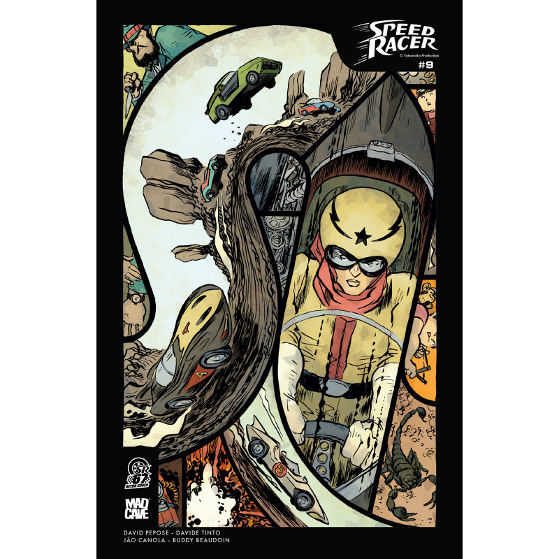 SPEED RACER 9 CVR B JESSE LONERGAN RETRO CONNECTING VAR