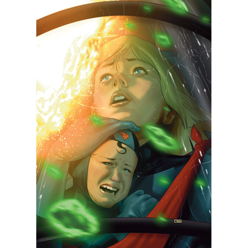 SUPERGIRL SURVIVE 1 (OF 6) CVR B TAURIN CLARKE CARD STOCK VAR