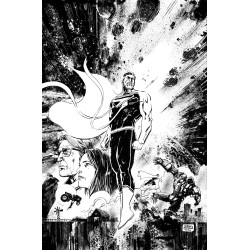 SUPERMAN FATHER OF TOMORROW 2 (OF 6) CVR B GABRIEL HARDMAN CARD STOCK VAR