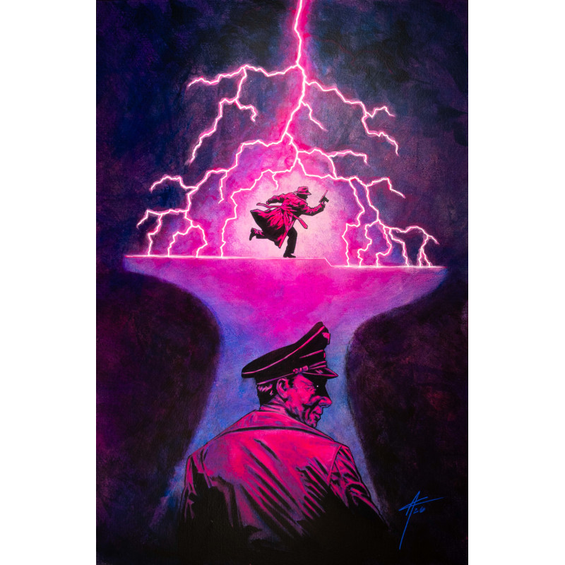 THE PERIL OF THE BRUTAL DARK AN EZRA CAIN MYSTERY 5 (OF 6) CVR B AARON CAMPBELL CARD STOCK VAR (MR)