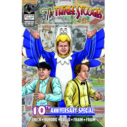 THREE STOOGES AMERICAN MYTHOLOGY 10TH ANNIVERSARY 1 CVR A FRAIM BROTHERS