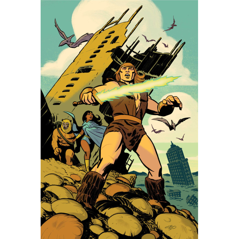 THUNDARR THE BARBARIAN 6 CVR E MICHAEL CHO METAL PREMIUM COVER VAR