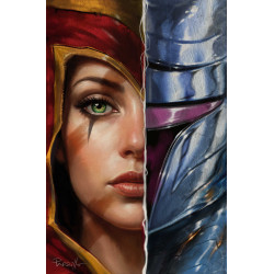 THUNDERCATS X SILVERHAWKS 3 CVR F LUCIO PARILLO METAL PREMIUM COVER VAR