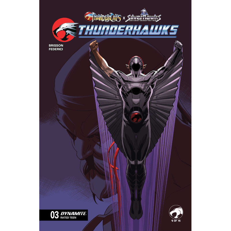 THUNDERCATS X SILVERHAWKS THUNDERHAWKS 3 CVR C MARCO FAILLA VAR