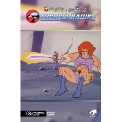 THUNDERCATS X SILVERHAWKS THUNDERHAWKS 3 CVR E ANIMATION ART VAR
