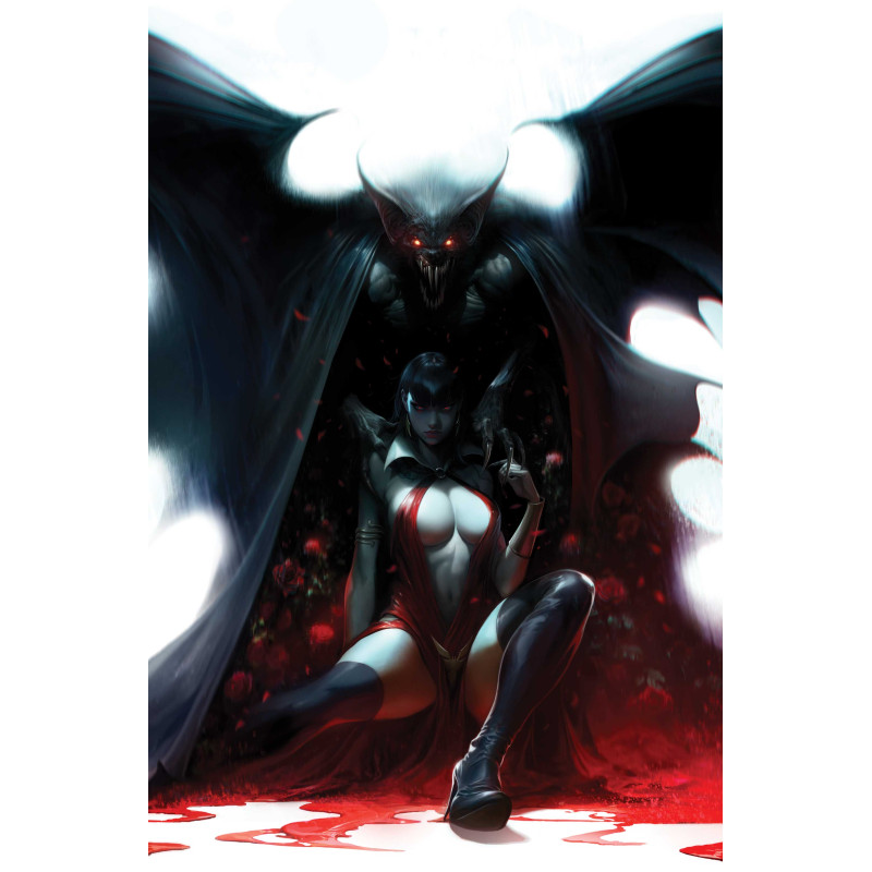 VAMPIRELLA ARMAGEDDON 12 CVR E FRANCESCO MATTINA METAL PREMIUM COVER VAR