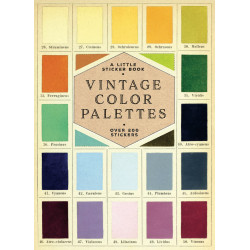 VINTAGE COLOR PALETTES STICKER BOOK TP