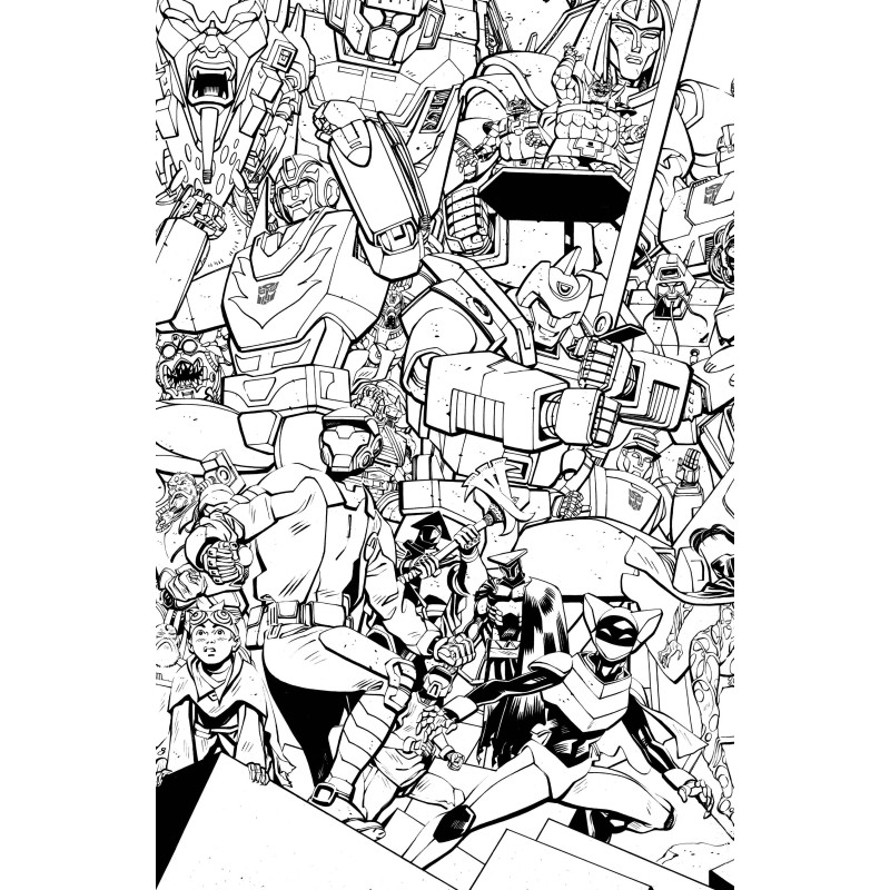 VOID RIVALS 31 CVR I TOM REILLY ENERGON UNIVERSE 3RD ANNIVERSARY B&W VAR