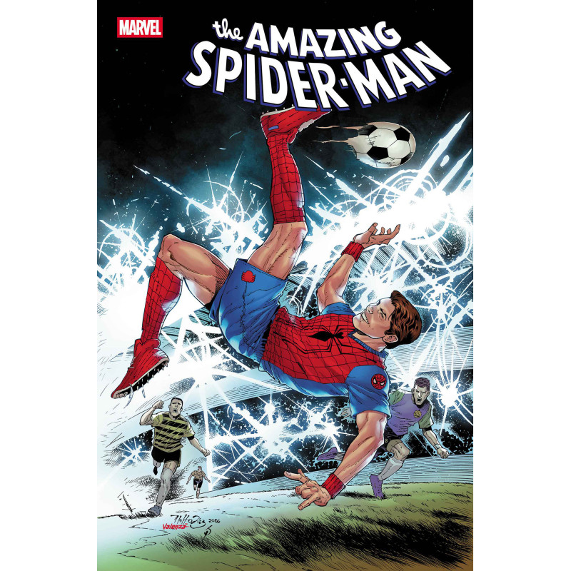 AMAZING SPIDER-MAN 30 NETHO DIAZ MARVEL SOCCER VARIANT