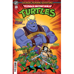 TEENAGE MUTANT NINJA TURTLES: SATURDAY MORNING ADVENTURES 38 VARIANT B (HAZOURI)