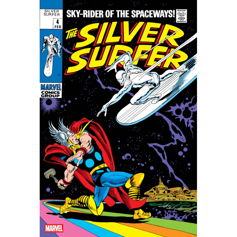SILVER SURFER 4 FACSIMILE EDITION FOIL VARIANT