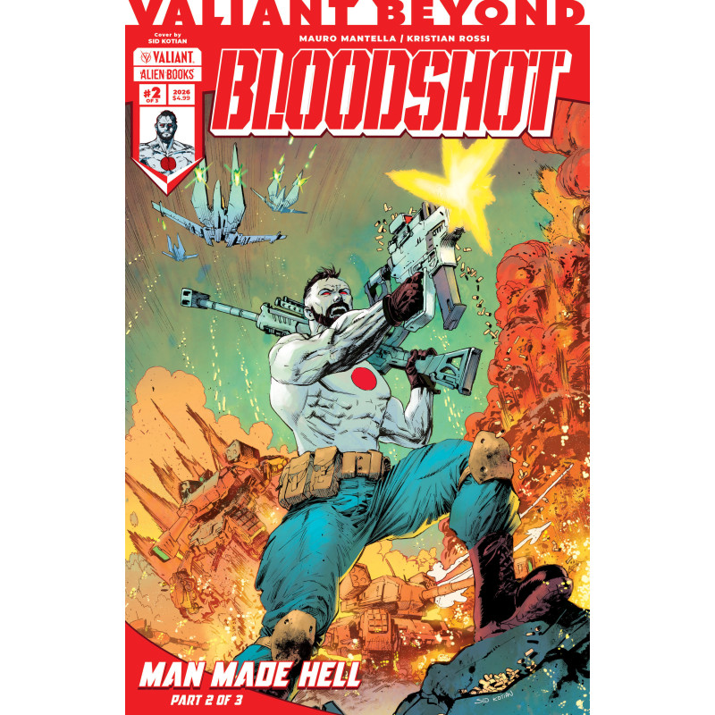 VALIANT BEYOND: BLOODSHOT 5--MAN MADE HELL 2 VARIANT B (KOTIAN)