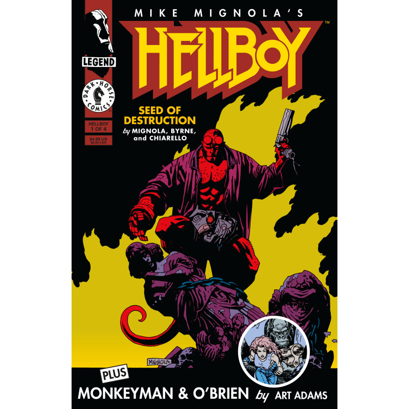 HELLBOY: SEED OF DESTRUCTION 1 (FACSIMILE REPRINT) (CVR A) (MIKE MIGNOLA)