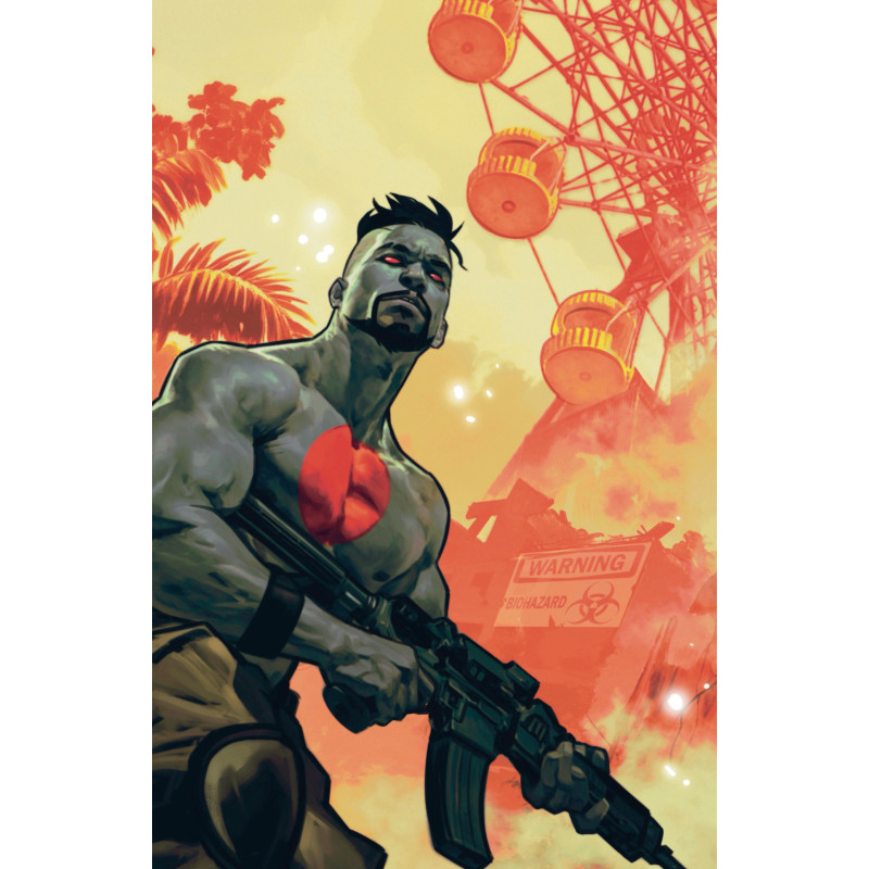 VALIANT BEYOND: BLOODSHOT 4--MAN MADE HELL 1 VARIANT D (TOMASELLI FULL ART)