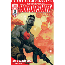 VALIANT BEYOND: BLOODSHOT 4--MAN MADE HELL 1 VARIANT B (TOMASELLI)