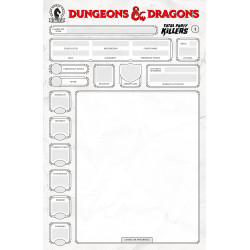 DUNGEONS & DRAGONS: TOTAL PARTY KILLERS 1 (CVR E) (BLANK COVER-CHARACTER SHEET)