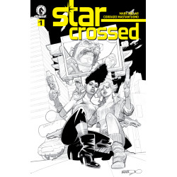 STAR-CROSSED 1 (CVR B) (B&W) (CORRADO MASTANTUONO)