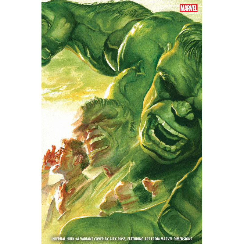 INFERNAL HULK 8 ALEX ROSS MARVEL DIMENSIONS VARIANT