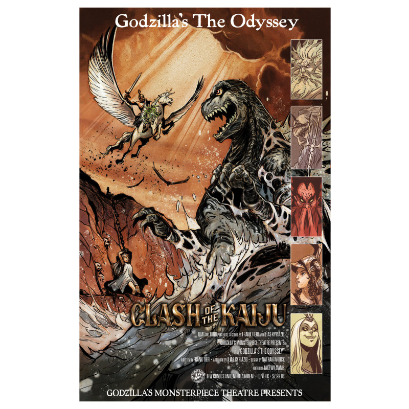 GODZILLA’S MONSTERPIECE THEATRE PRESENTS: GODZILLA’S THE ODYSSEY VARIANT C (TUNICA MOVIE HOMAGE COVER)