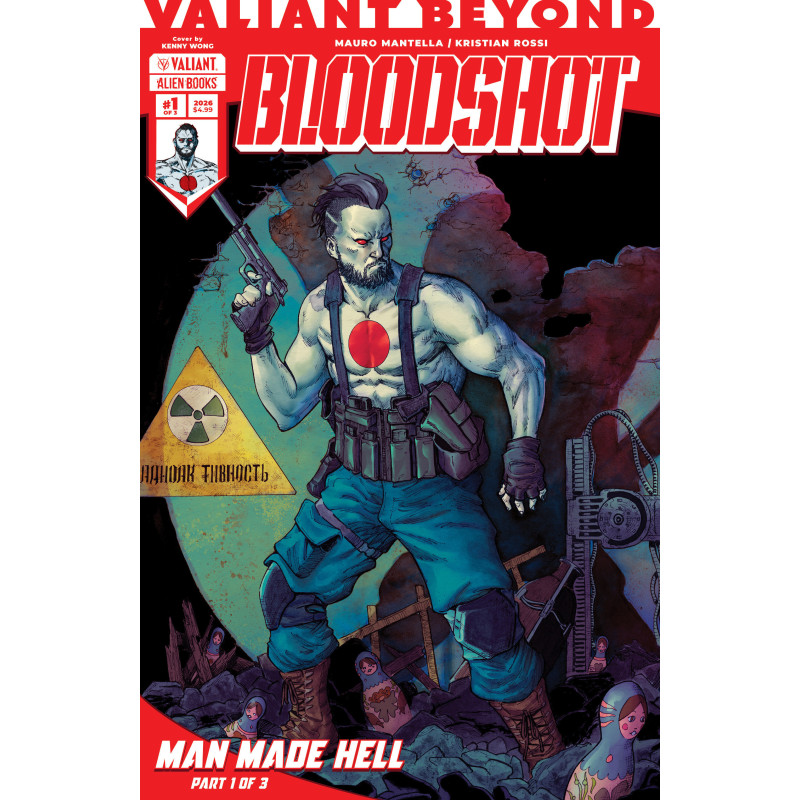 VALIANT BEYOND: BLOODSHOT 4--MAN MADE HELL 1 COVER A (WONG)