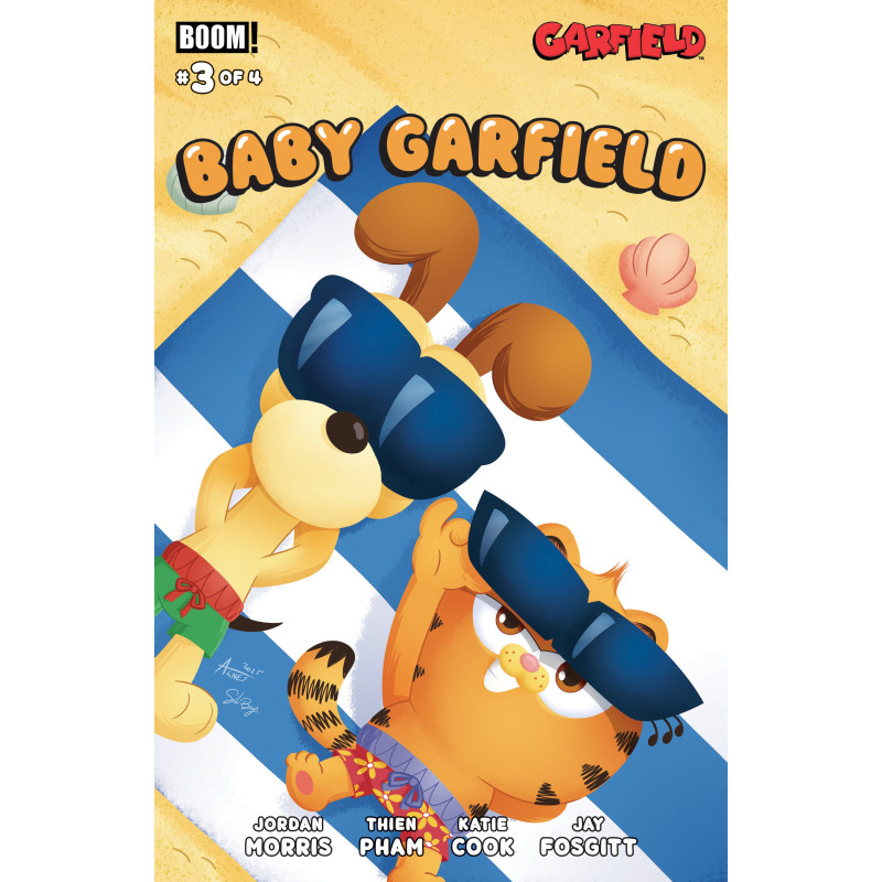 BABY GARFIELD 3 A MAIN (DRESSED, GARBOWSKA)