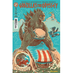 GODZILLA’S MONSTERPIECE THEATRE PRESENTS: GODZILLA’S THE ODYSSEY COVER A (SCIOLI)