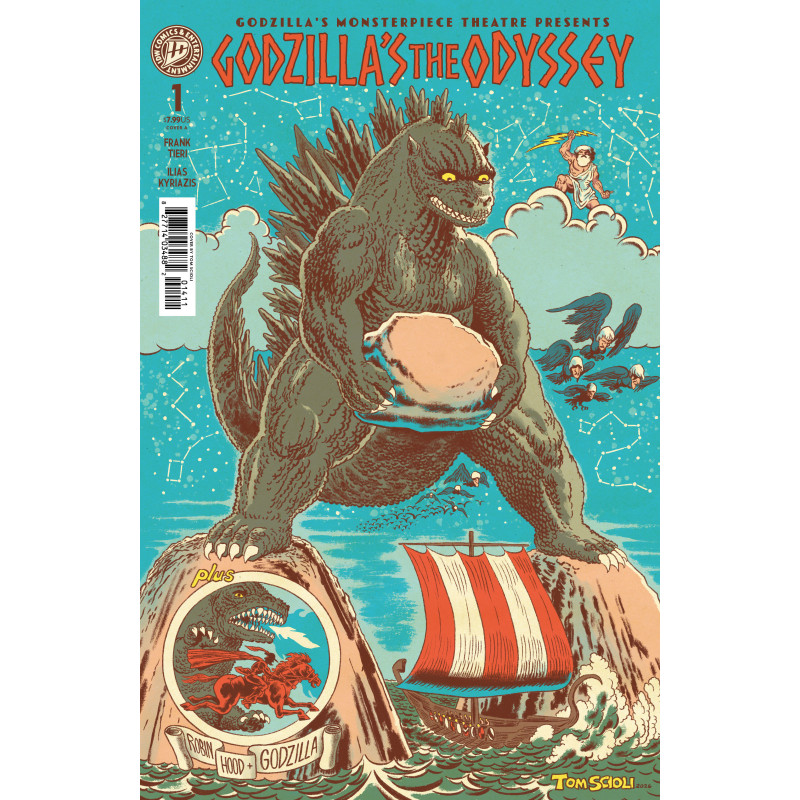 GODZILLA’S MONSTERPIECE THEATRE PRESENTS: GODZILLA’S THE ODYSSEY COVER A (SCIOLI)
