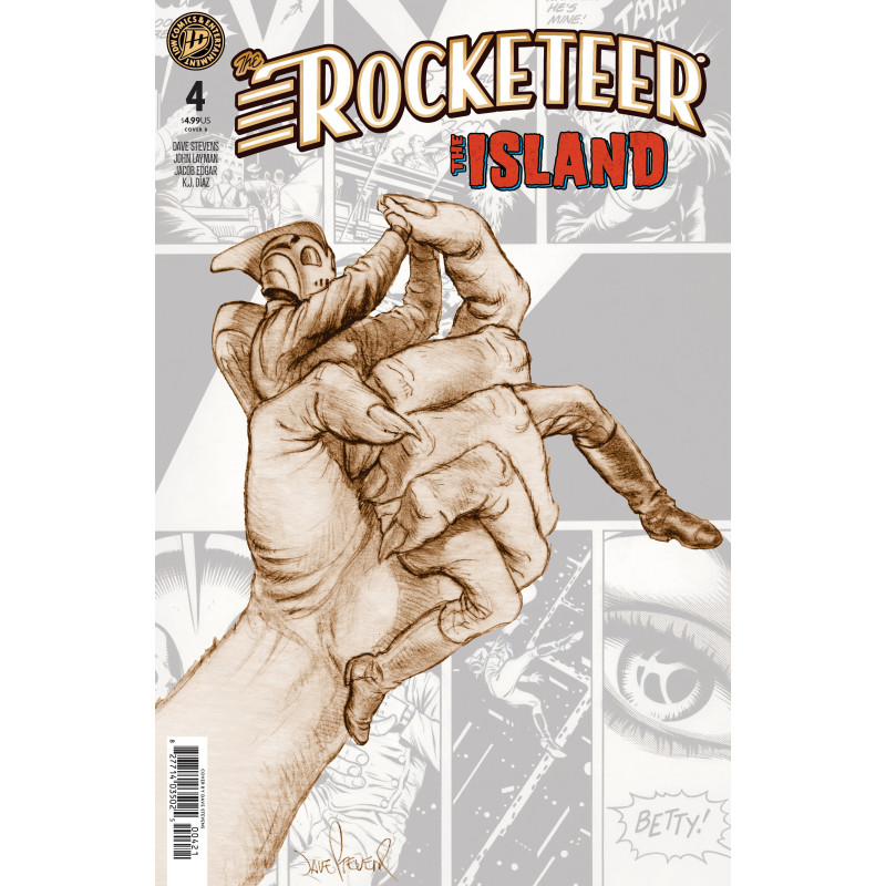 THE ROCKETEER: THE ISLAND 4 VARIANT B (STEVENS)