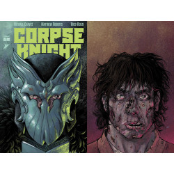 CORPSE KNIGHT 1 (OF 6) CVR G MATTHEW ROBERTS DIE CUT HELMET VAR