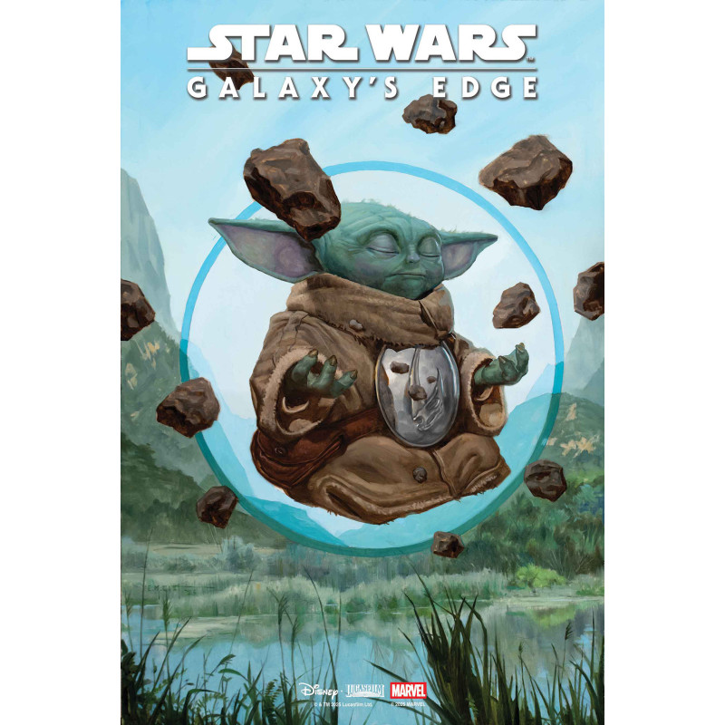 STAR WARS: GALAXY'S EDGE ECHOES OF THE EMPIRE 1 E.M. GIST MANDALORIAN & GROGU VARIANT