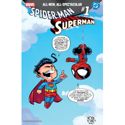 MARVEL/DC: SPIDER MAN/SUPERMAN 1 SKOTTIE YOUNG VARIANT